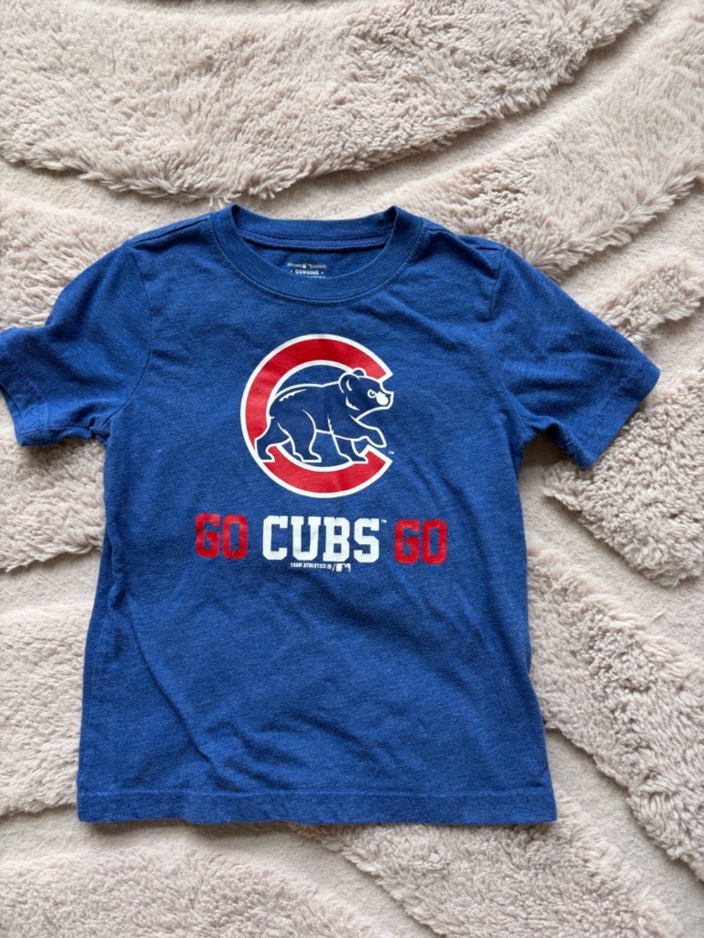 Kids' Blue 'Go Cubs Go' Graphic Tee